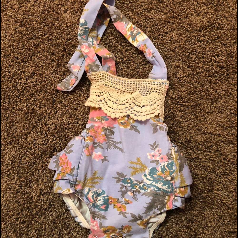 Baby halter one piece :)